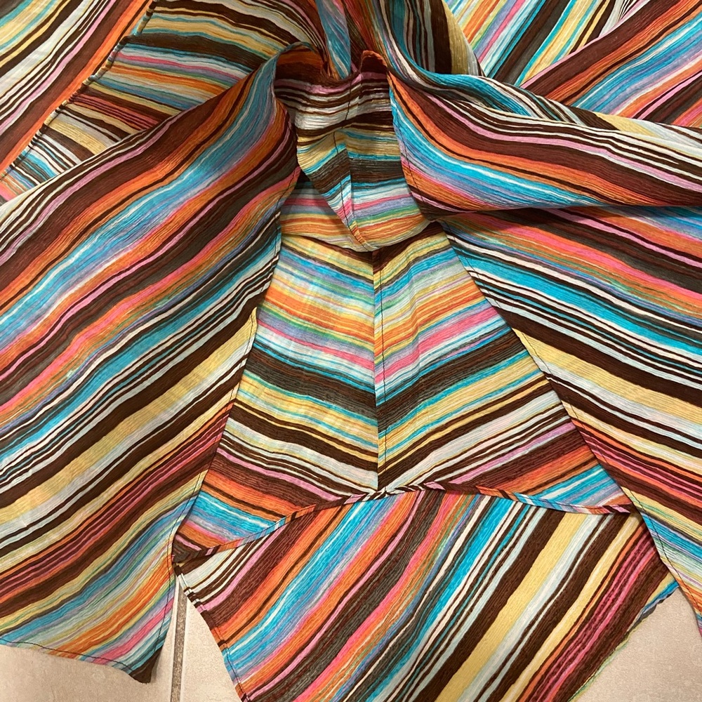 Dana Buchman Multicolor Striped Skirt - Picture 5 of 6